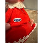 Vintage 60 s Red White Felt Pixie Elf Doll Japan Valentine Heart Christmas 6 