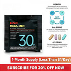Gnc Men Performance   Vitality Vitamin Supplement Capsules 30 Count For Men