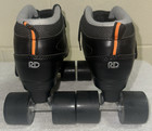 Roller Derby Str Seven Quad Deluxe Speed Skates Black Unisex Adult Size 10 New