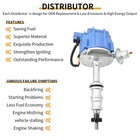 Hei Distributor For Ford Fe 332 352 360 361  391 406 410 427 428 8 5mm Wires