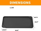4396096rb Replacement Griddle For Whirlpool Stove Parts  W10297135 Cast Black 