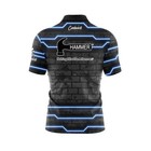  custom Name  - Hammer Blue Neon Bowling Jersey Shirts Size S-5xl