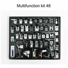 48pcs Domestic Sewing Machine Presser Foot Feet Set For Brother Singer Janome