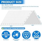 10  X 20  Heavy Duty Carport Canopy Garage Tent  Only Steel Car Shelter Party Te