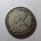 1914 Canada 50 Cents - Key Date  -  925 Silver - Canadian Half Dollar - George V