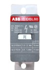 Abb Dbl80 Distribution Block 80a 1000v 1-pole 7-position Din Rail Mounted