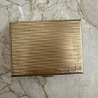 Vintage Gillette Razor  n Blades Shaving Kit And Gold Tone Carry Case Set