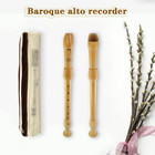 Music Recorder Instrument  Beginner Adult Baroque Alto Recorder  8-hole Wooden P