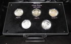 Mexico 100 Cien Pesos 1977 1978 1979 High low inline 7 s     Bu Silver Type Set    