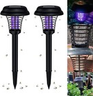 12pc Solar Powered Zapper Lamp Light Outdoor Mosquito Fly Bug Insect Killer Trap
