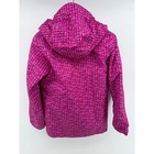 Columbia Girls Interchange 3-in-1 Winter Jacket Pink Purple Plaid Size M 10 12