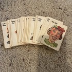 Vintage 1950 s Whitman Old Maid Card Game With Wacky Witch Card