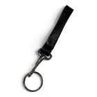 Boston Leather 3 4  Duty Belt Key Loop Holder Snap Plain Black Police 5449-1