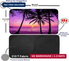 Gven Windshield Sun Shade  2025 Foldable Purple Sunset Vehicle Windshield Protec