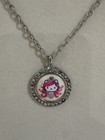 Tarina Tarantino Sanrio Hello Kitty Silver Pendant Necklace Vintage Y2k 2004 Ec