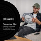 Hudson Hi-fi Vinyl Turntable Mats     12  Alignment   Strobe Testing Mats  protrac