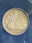 1875 S Seated 20 Cent Piece Anacs Vf 30 Details Cleaned