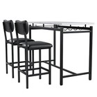 Kitchen Table Set  Dining Table And Chairs For 2  3 Piece Dining Room Table Set