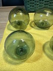 Vintage Japanese  Glass Fishing Floats 2 5 - 3 5 Inch Diameters  Set Of 8 Floats