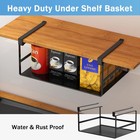 2pack Under Shelf Storage Basket Organizer Hanging Holder For Kitchen  Pantry   