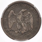 1875-cc 20c Pcgs Vg8 Cac Seated Liberty Twenty Cent Piece Carson City