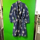 Vintage 1930s Beacon Genuine Plaid And Brick W  Belt Deco Blue