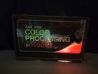 Vintage Kodak Color Film Processing Fiber Optic Advertising Sign - Rare
