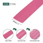 1 Inch Double Fold Bias Tape Continuous Bulk Bias Tape Rose Red 10 Yards