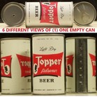 Topper Pilsner Beer 12 Oz Steel Air Filled Can Hammonton New Jersey Bc907 1 