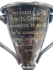 Rare 1935 Tashmoo Tribe Improved Order Of Red Men Fraternal Iorm Trophy