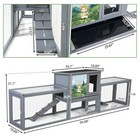 Coziwow 94   Large Wooden Rabbit Hutch With Pull Guinea Pig House Chincken Coop