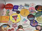 Lot Of 110  Mixed Vintage 80 s 90 s  Advertising Political Buttons Pins 