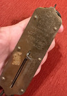 Antique John Chatillon   Sons 50 Lb Spring Balance Hanging Scale Brass Face