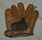 Vintage     1940s Dubow Horse Hide Stanley Hack Split-finger Baseball Glove