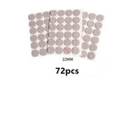 72pcs Self-adhesive Felt Furniture Pads Chair Leg Floor Protectors 3mm