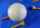 Imperial Antique Vintage Unique Golf Ball 4 Vintage Golf Tees Display