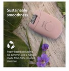 Philips Epilator 2000 Gentle Hair Removal Pink Corded W  Massage Cap Open Box