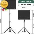 Sheet Music Stand  Full Metal With Carrying Bag Phone Holder Sheet Music     