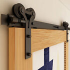 Ccjh 4-20ft Sliding Barn Door Hardware Closet Track Kit For Single double Door