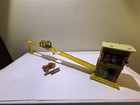 Vintage 1930s Unique Art Capitol Hill Racer Tin Windup Toy Complete Working
