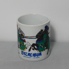 Vintage 1990s Excalibur Las Vegas Hotel Casino Knights Jousting Collectible Mug
