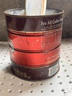 Vintage Folgers Red Metal Coffee Can Automatic Drip Special Roast 34 5 Oz W  Lid