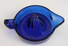 Cobalt Blue Glass Reamer Juicer Thick Heavy Vintage   Retro