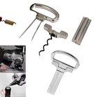 Two-prong Cork Puller Remover Ah-so Old Wine Opener Multifunction Beer Corkscrew