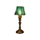 Vintage Green Capiz Shell Clip-on Lamp Shades Pair 4  X 4 5  Brass Tone Philippi