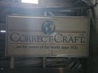 Vintage Correct Craft Lighted Sign With Aluminum Frame