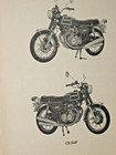 1972-1974 Honda Cb350f Cb 350 Four Parts List Catalog Manual Nice Oem