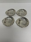 Set Of 4 Revere Silversmiths Sterling Silver Scalloped Shell Dishes Elegant