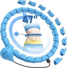 Infinity Hoop Fit Plus Size 47   Weighted Hula Hoops For Adults Weight Loss
