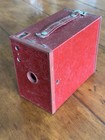 Vintage Kodak Eastman No  2a Brownie Model C Camera In A Unique Red Color Body